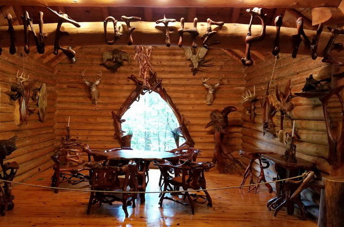 Shrine of the Pines - Old Postcard (newer photo)